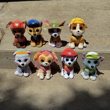 Paw Patrol 8 TY Beanie Boos Chase Rbble Skye Rcky Marshll Trackr Everest Zuma