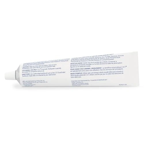 Virbac C.E.T. enzymatic toothpaste removes plaque and tartar to curb bad breath. - Image 2 of 4