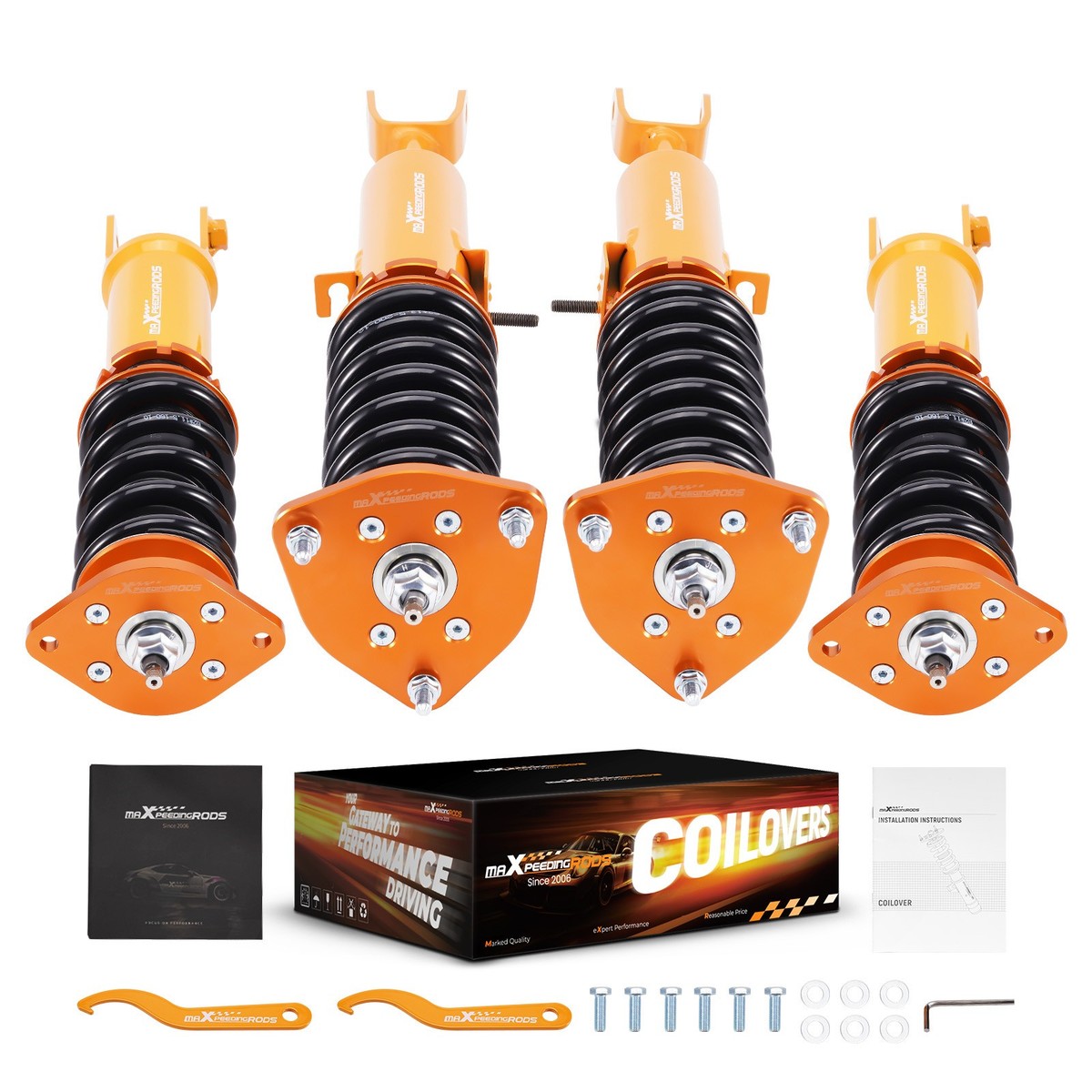 Maxpeedingrods Coilovers Kit 24 Ways Damper For Nissan 350Z