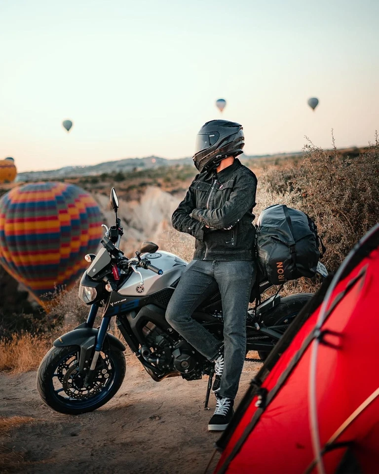 50L Waterproof Motorcycle Bag - Easy Install with Adjustable Straps - Изображение 4 из 4