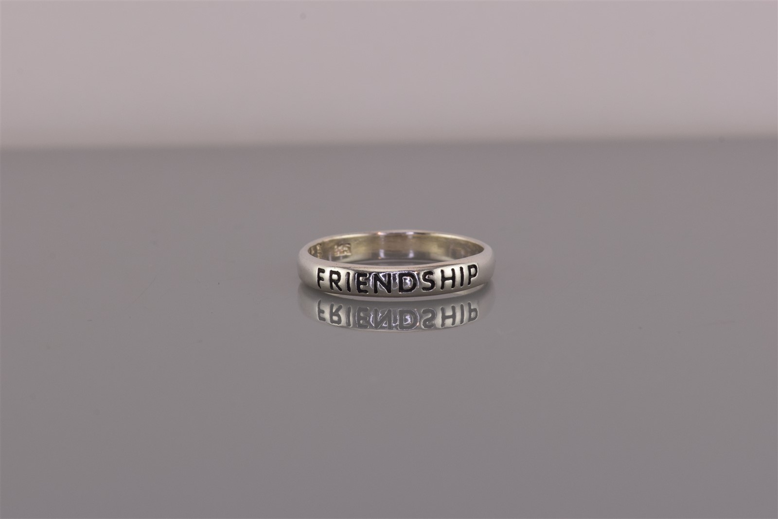 Sterling Silver 3mm FRIENDSHIP Stackable Solid Ba… - image 7