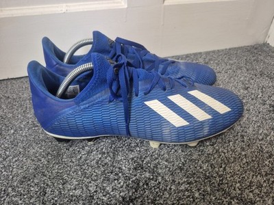 Adidas X 19.3 SG Fußballschuhe Größe 9,5 blau weicher Untergrund sehr guter Zustand