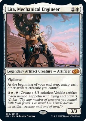 1x Lita, Mechanical Engineer - Jumpstart 2022 NM - MTG
