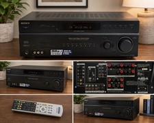 Sony STR-DE698 7.1 AV Receiver Bundle With OEM Remote Tested Working