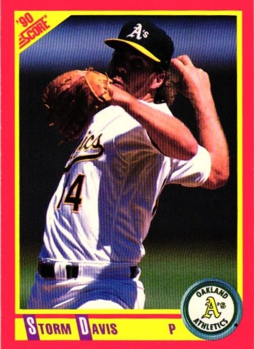 1990 Score - Storm Davis #266