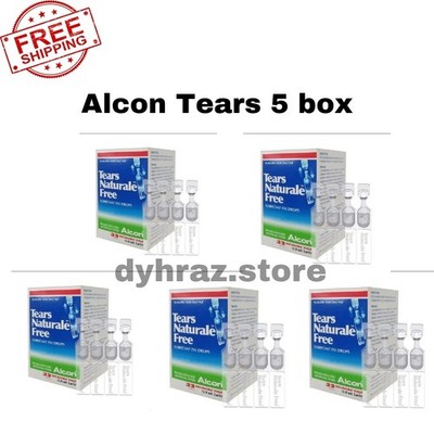 10 BOXES ALCON TEARS NATURALE FREE 32 Vial 0.8ml LUBRICANT EYE DROPS RELIEVER