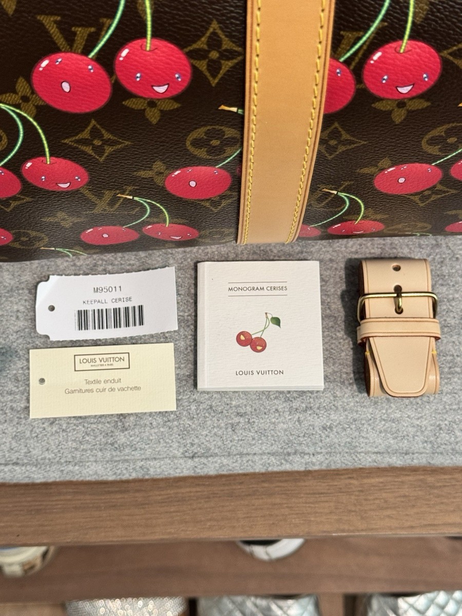 Louis Vuitton Keepall 45 Takashi Murakami Cerises Cherry Monogram