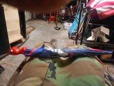 Vintage Used Umbrella Marvel Spiderman Web Kids/Youth Spider-Man Spider Man Red