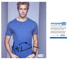 Matt Barr 'Hellcats' Actor Signed Autographed 8x10 Photo 'Dan Patch' ACOA