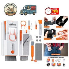 11-in-1 Keyboard Cleaning Kit Phone Stand - Portable Electronics Cleaner