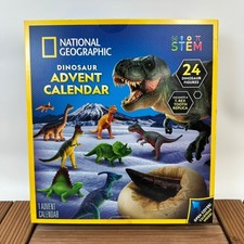 National Geographic Dinosaur Advent Calendar 24 Figures T Rex Tooth Replica