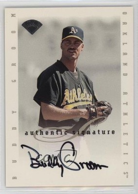 1996 Leaf Signature Series Signatures Update Buddy Groom Auto 4f5