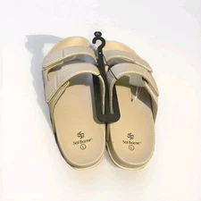 Sol Borne Men's Slides Adjustable Sandals Size Large 9-10 New With Tags