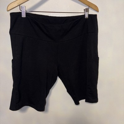AMBIANCE 3X Black Bermuda Shorts