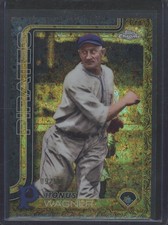 2025 Topps Gilded Collection Honus Wagner #161 Gold Mini Diamond /50 Pirates