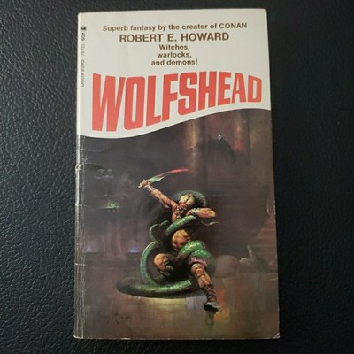 Robert E. Howard WOLFSHEAD  1968 FRAZETTA COVER LANCER PAPERBACK