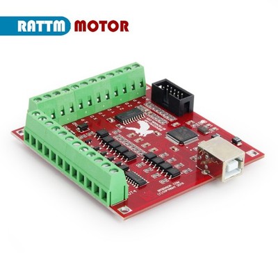 US SHIP】4 Axis CNC USB Mach3 Controller Breakout Board CNC Motion Card