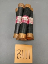 BUSS NOS-40 ONE-TIME FUSE 600VAC 40AMP, Lot Of 7 - ECS