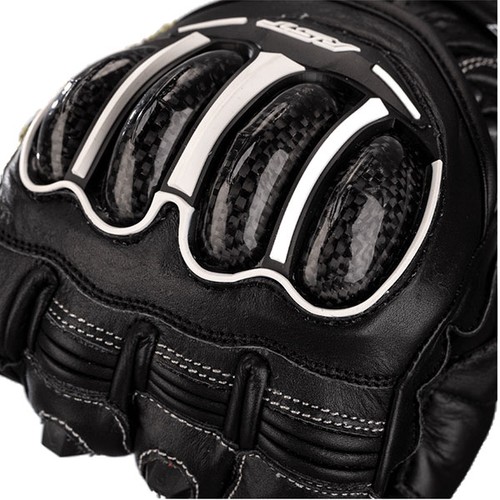 RST Tractech Evo 4 CE Leather Motorcycle Motorbike Sports Track Gloves Black - Picture 3 of 4