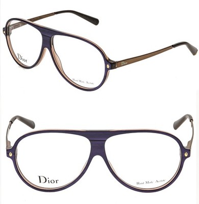 CHRISTIAN DIOR 3226 LES MARQUISES CD3226 Bronze Violet Brown Aviator Eyeglasses