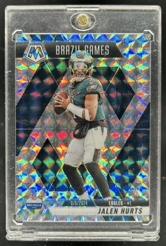 2025 Panini Mosaic Jalen Hurts International Games Mosaic Prizm #267 Eagles