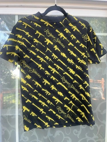 ROGUE STATUS T-SHIRT Small BLACK THE HUNDREDS TEE Vintage vintage concert t-shirt, vintage, size S, single stitch, B+ condition