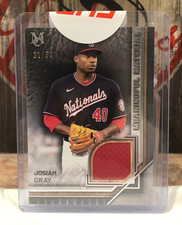 2023 Topps Museum Collection Josiah Gray Gold Relic /50 WITH TOPPS SEAL