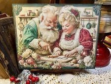 Christmas Mr and Mrs Claus' Kitchen, Handcrafted Plaque / Sign #2
