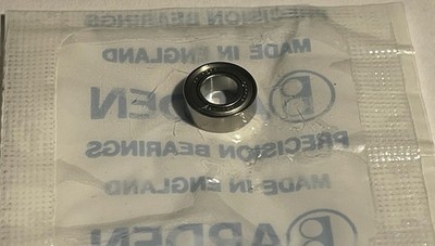 (12) BARDEN SR 166SS P3 SUPER PRECISION BEARING 3/16 x 3/8 x 1/8''  UNLUBRICATED