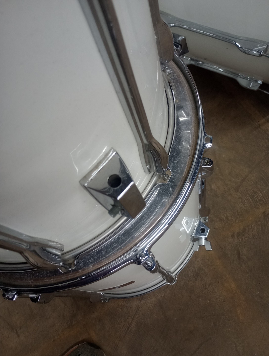 Yamaha Recording Custom 4 pc kit white