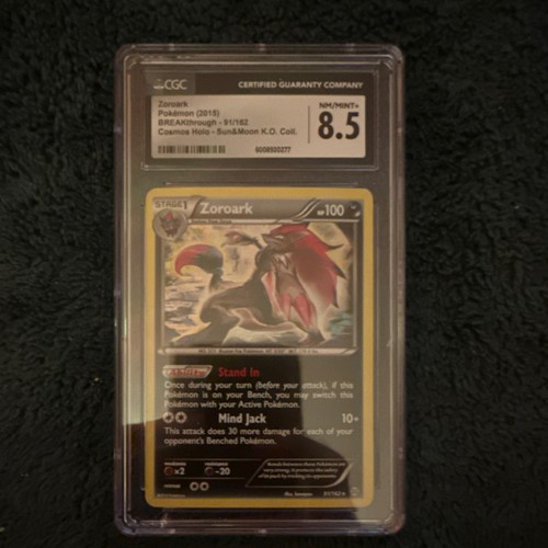 Zoroark graded CGC 8.5 for sale on eBay