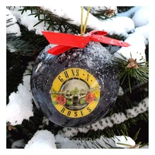 Guns N Roses 2014 Bravado GNR Roses Pistols Bullet Logo Christmas Ornament -NWT