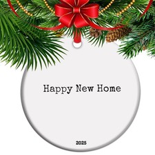 2025 Housewarming Christmas Ornament, New Home Gift, New House Keepsake Gifts