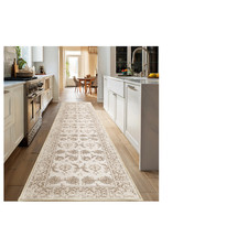 Xwzo Läufer Teppich 2X10Ft für lange Flure Waschbar Rutschfest Flor Vorleger Gummi