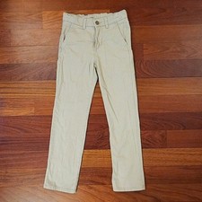 IZOD Boys Light Khaki Straight Leg Chinos Size 10