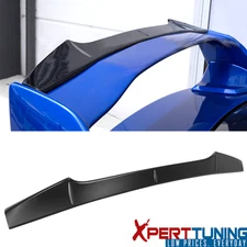 Fits 15-21 Subaru WRX STI 4th V2 Add-On Trunk Spoiler Wing Gurney Flap Unpainted