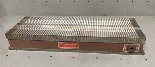 Suburban Permanent Magnetic Chuck 18"x6" #MCB-618-FP Surface Grinder V-Groove