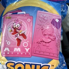 SONIC the Hedgehog Wendy's Amy Rose Trading Card Case Kids Meal Toy 2026
