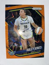 2025 Panini Prizm WNBA - Haley Jones Orange Velocity #43 Dallas Wings