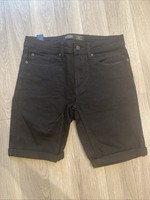 Men’s Black Denim Shorts Stretch Skinny W30 Burton Menswear. VGC