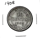 1908 Newfoundland 50 Cents — photo from another recent sale