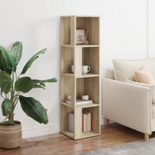Tall Corner Cabinet Storage Living Room Slim Storage Display Cupboard Unit