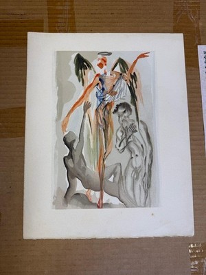 Salvador Dali, Towards Tree of Law, Certified Lithograph 13x10.25