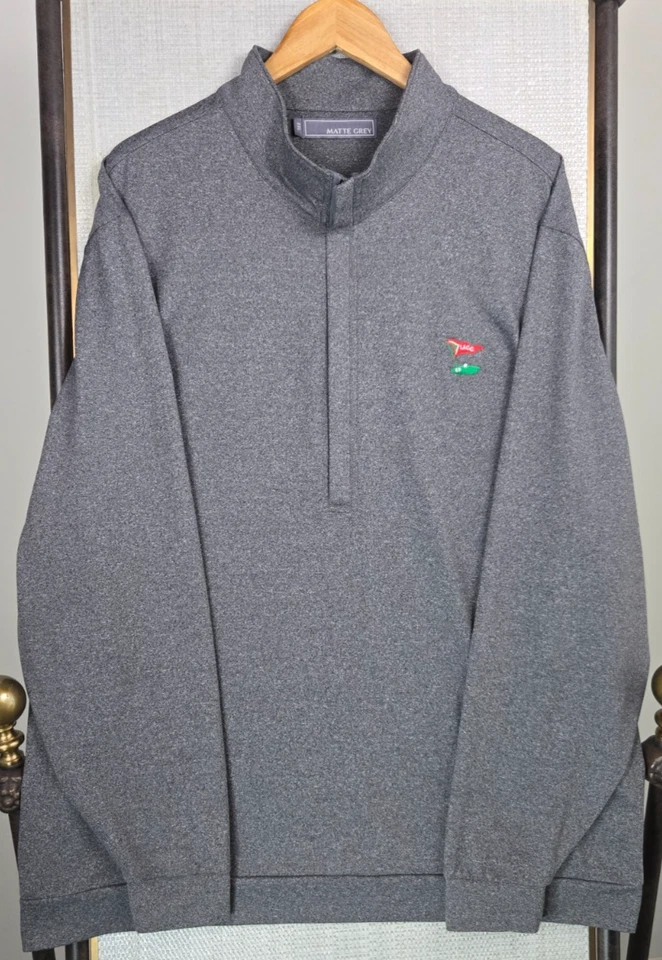 Pullover GRIS MATE x LOS ANGELES CC Para Hombres Talla 2XL Rendimiento Grueso 1/4 Cremallera LACC Foto 3 de 4