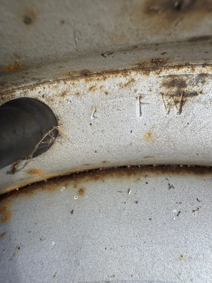 OEM PAR DE RUEDAS GM 15x7 FW RALLY SS CAMARO NOVA CHEVELLE FRENO DE DISCO Foto 4 de 4