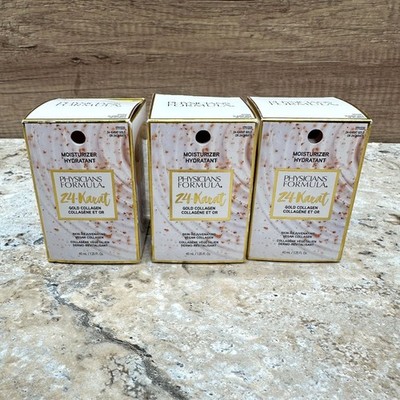 3X Physicians Formula 24-Karat Gold Collagen Moisturizer Hydratant 1.35 fl oz