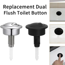 Replacement Dual Flush Toilet Button Flush Valve Push Button Sturdy Construction