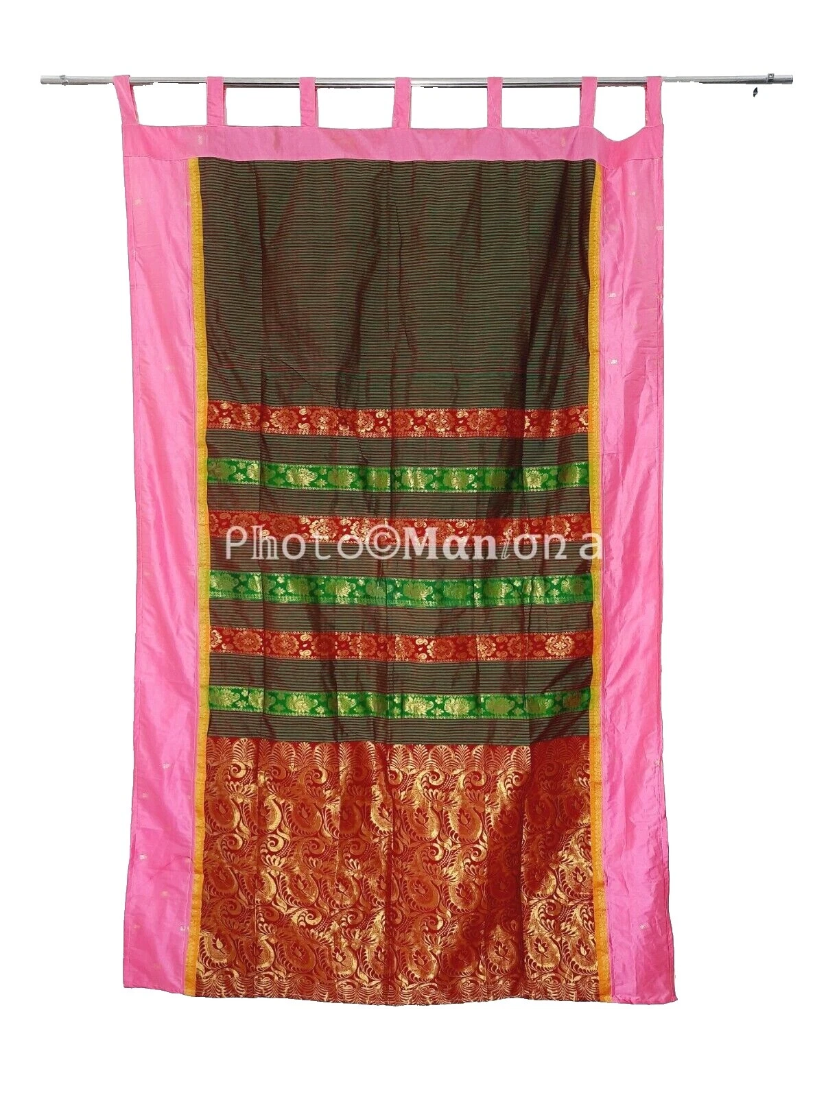 Handmade Silk Window Curtains & Drapes