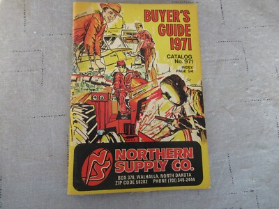 #ad Northern Supply Co. Buyers Guide 1971 Catalog N0. 971 Walhalla ND $5.00