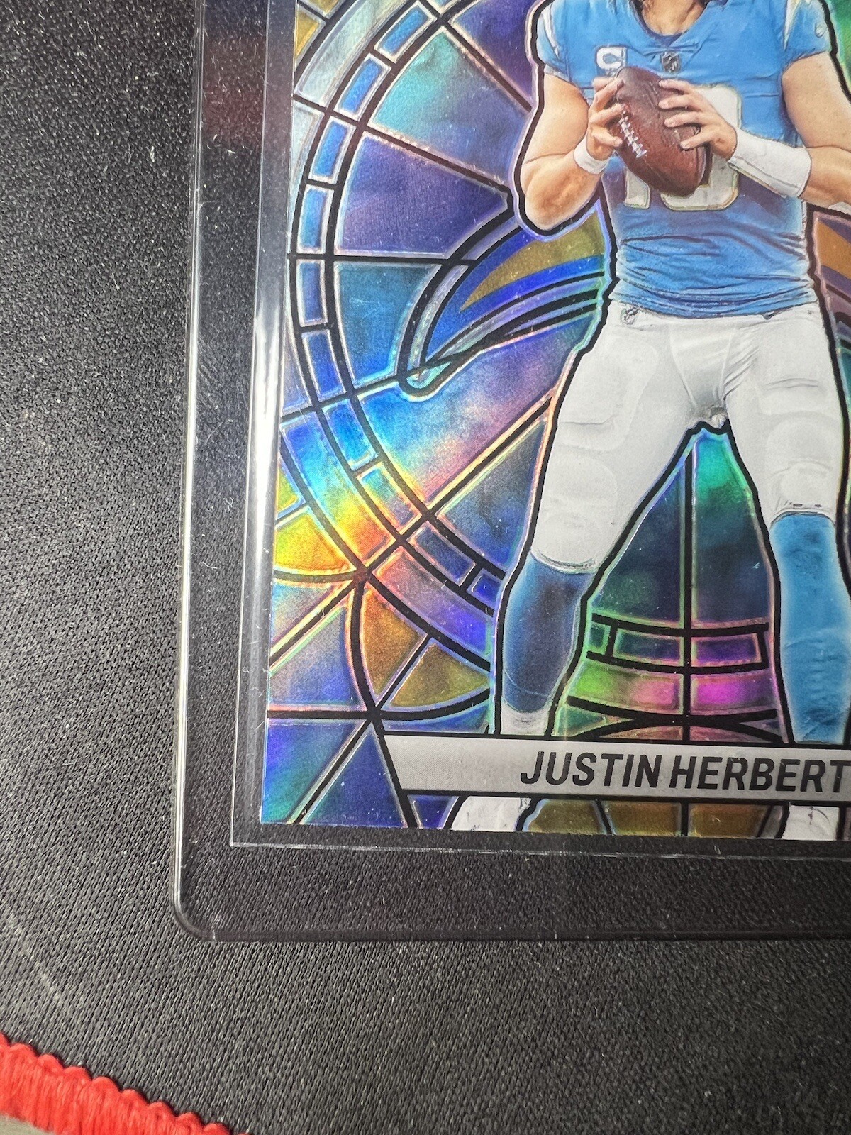 JUSTIN HERBERT 2023 Panini Mosaic SG8 STAINED GLASS PRIZM SSP CASE HIT eBay